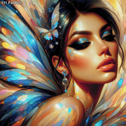 Lady Butterfly - Diamond Painting