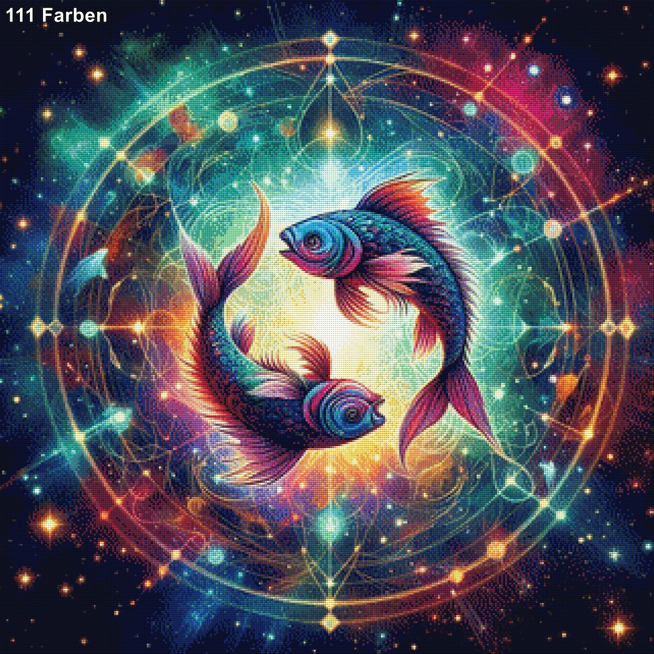 Sternzeichen Fische - Diamond Painting