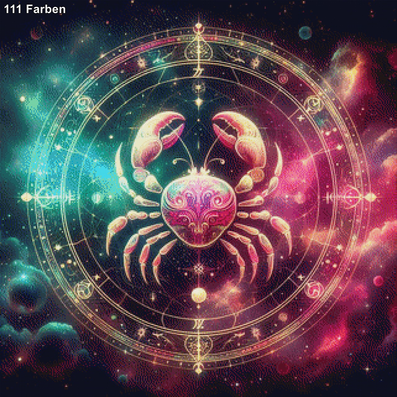 Sternzeichen Krebs - Diamond Painting