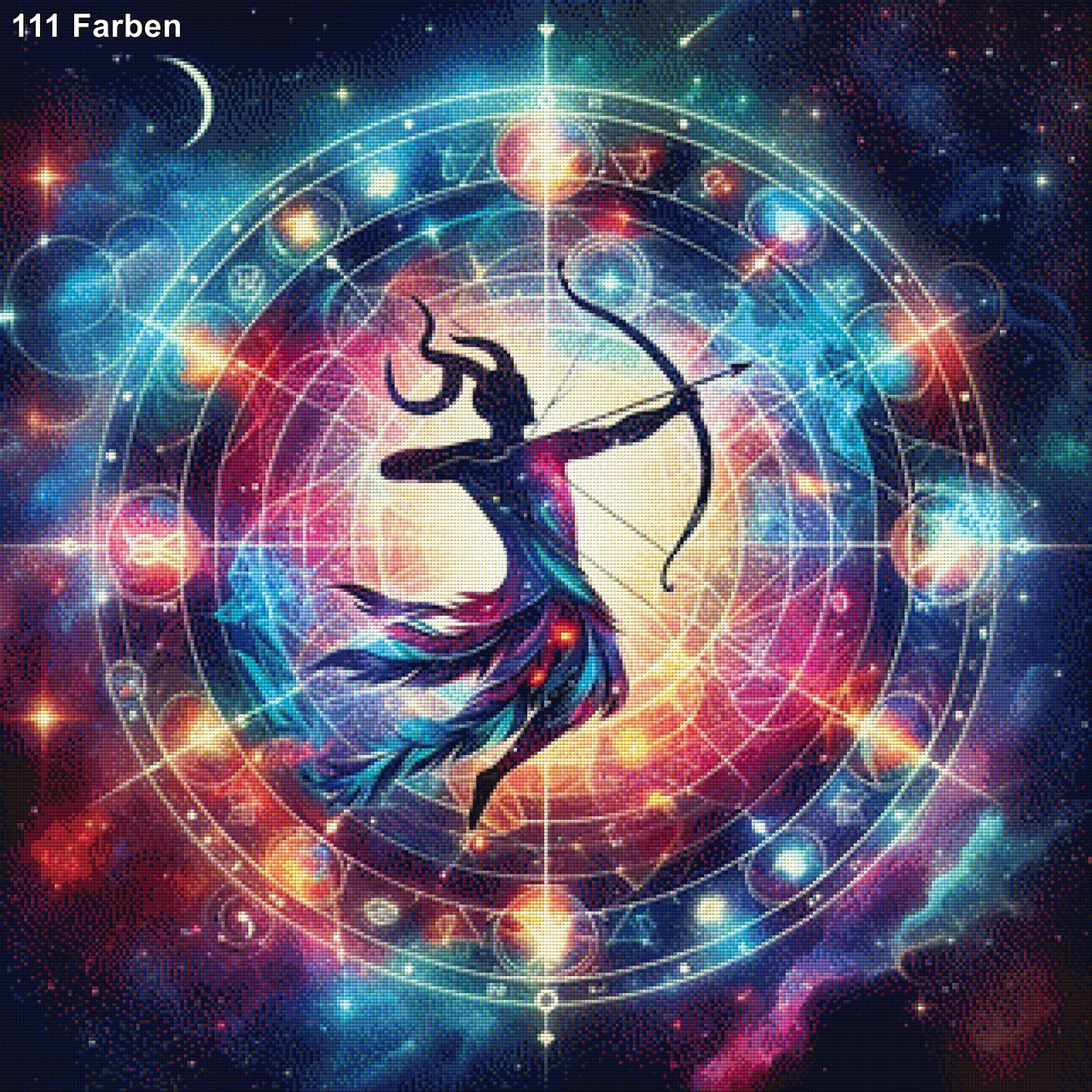 Sternzeichen Schütze - Diamond Painting