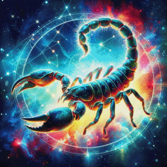 Sternzeichen Skorpion - Diamond Painting