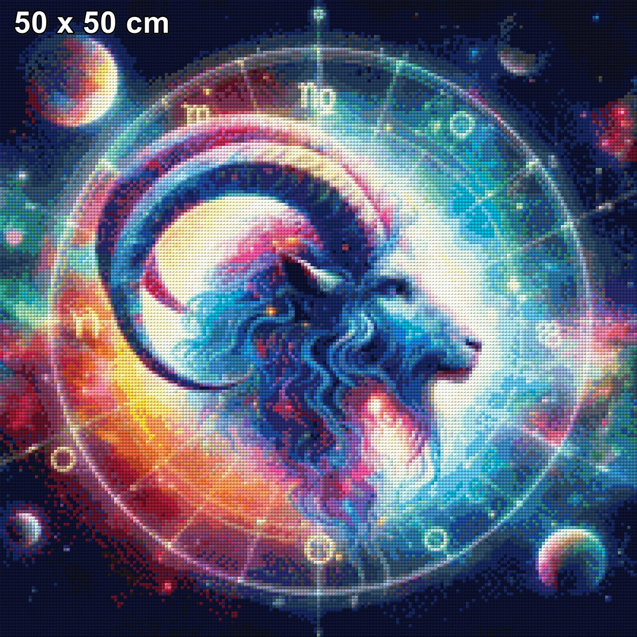 Sternzeichen Steinbock - Diamond Painting