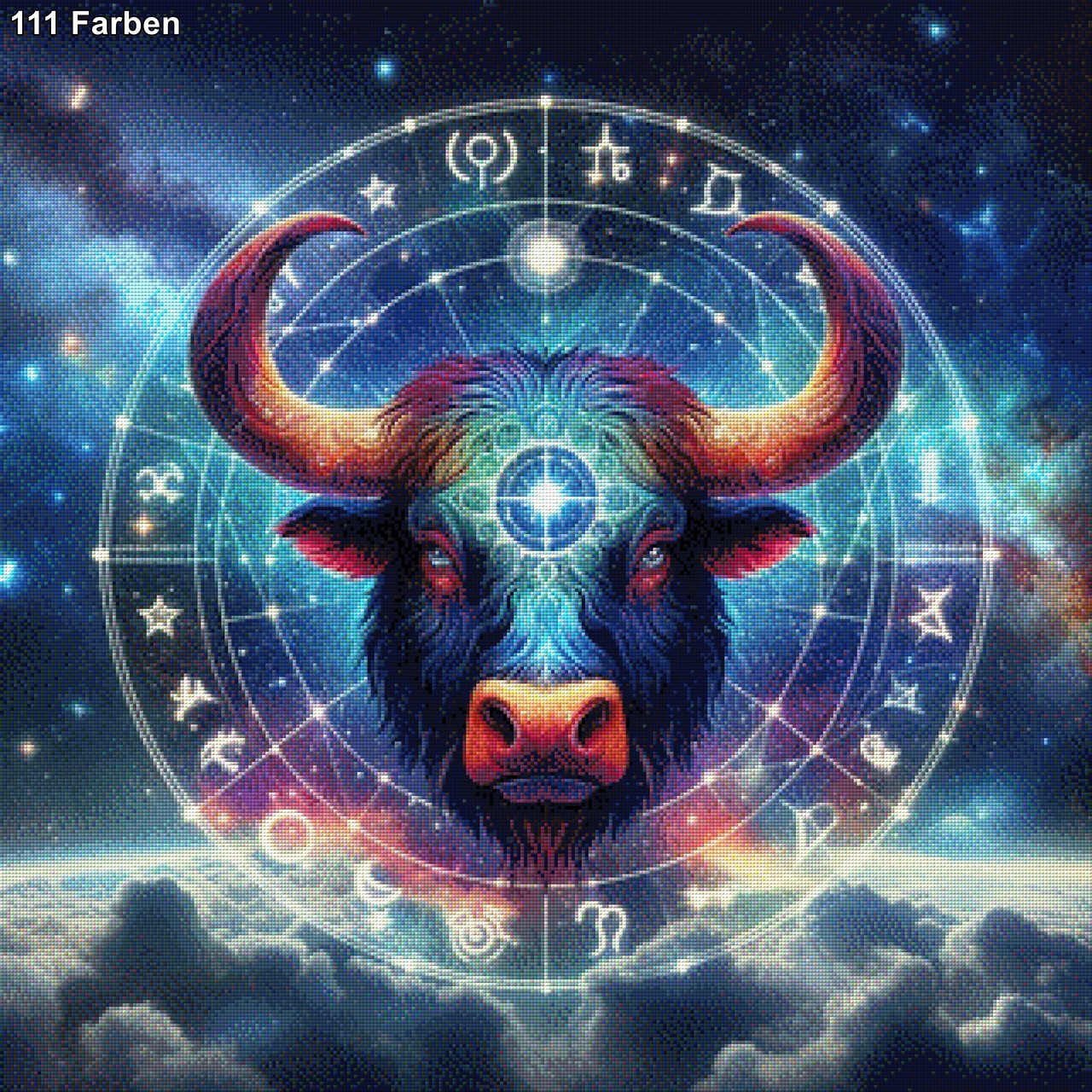 Sternzeichen Stier - Diamond Painting