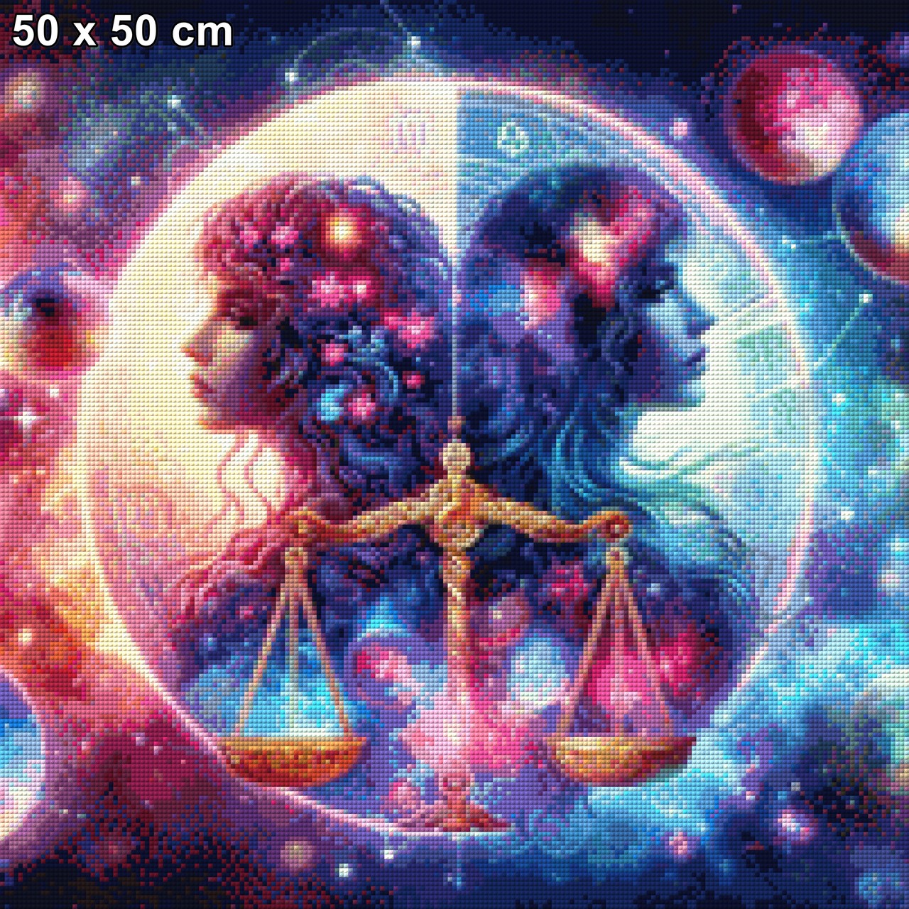 Sternzeichen Waage - Diamond Painting