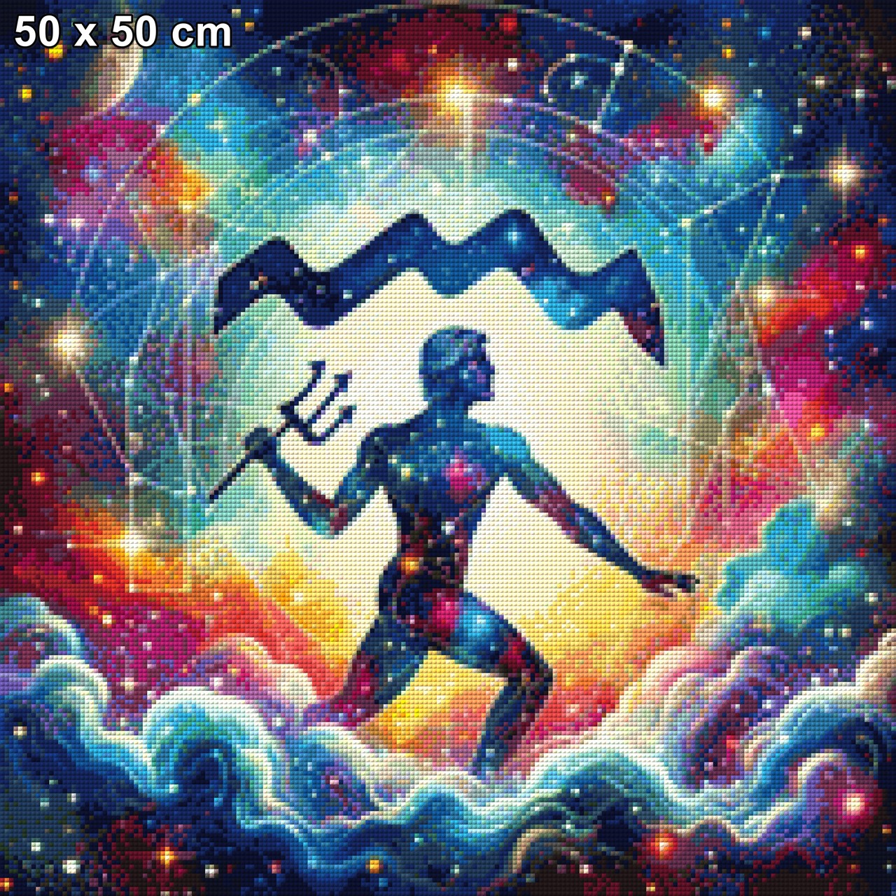 Sternzeichen Wassermann - Diamond Painting