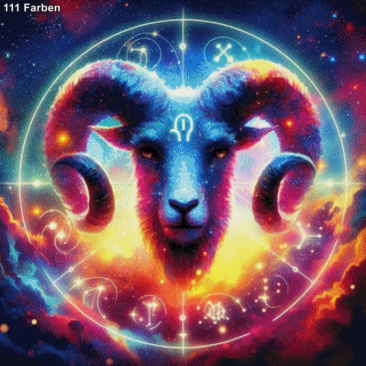 Sternzeichen Widder - Diamond Painting