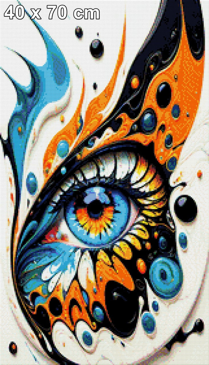 Auge im Lack - Diamond Painting