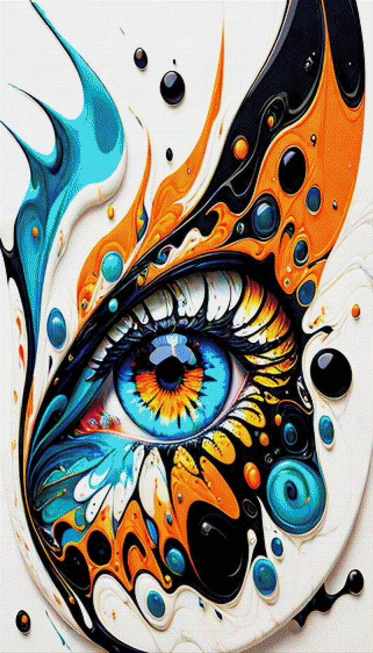 Auge im Lack - Diamond Painting