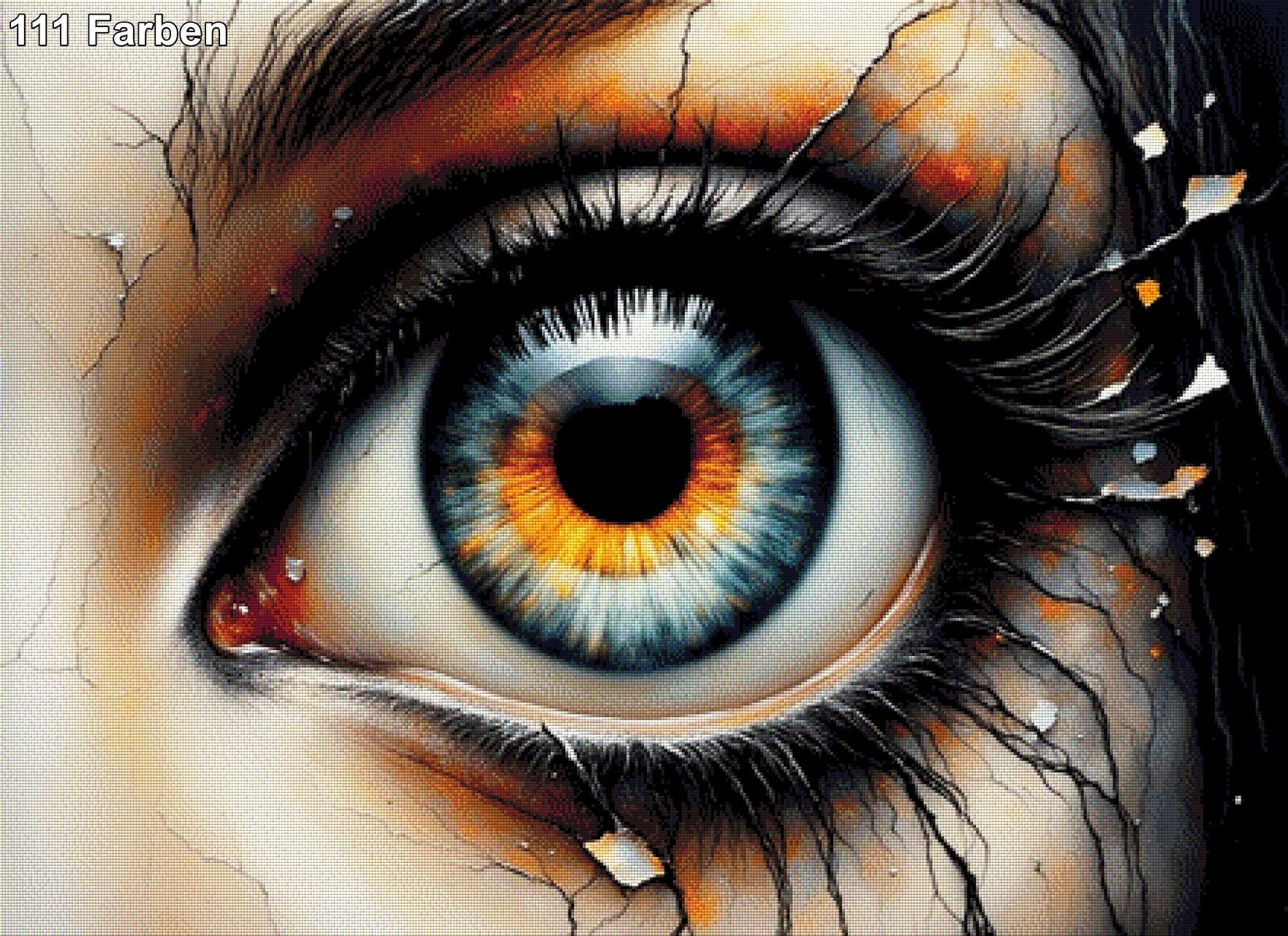 Der Augenblick vergeht - Diamond Painting