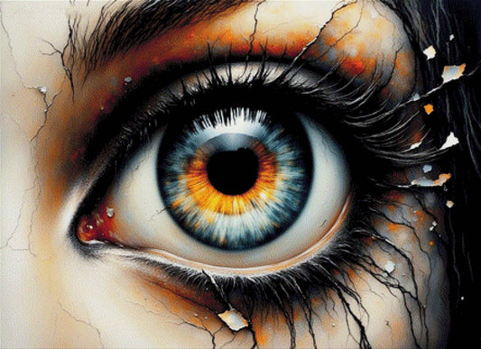 Der Augenblick vergeht - Diamond Painting