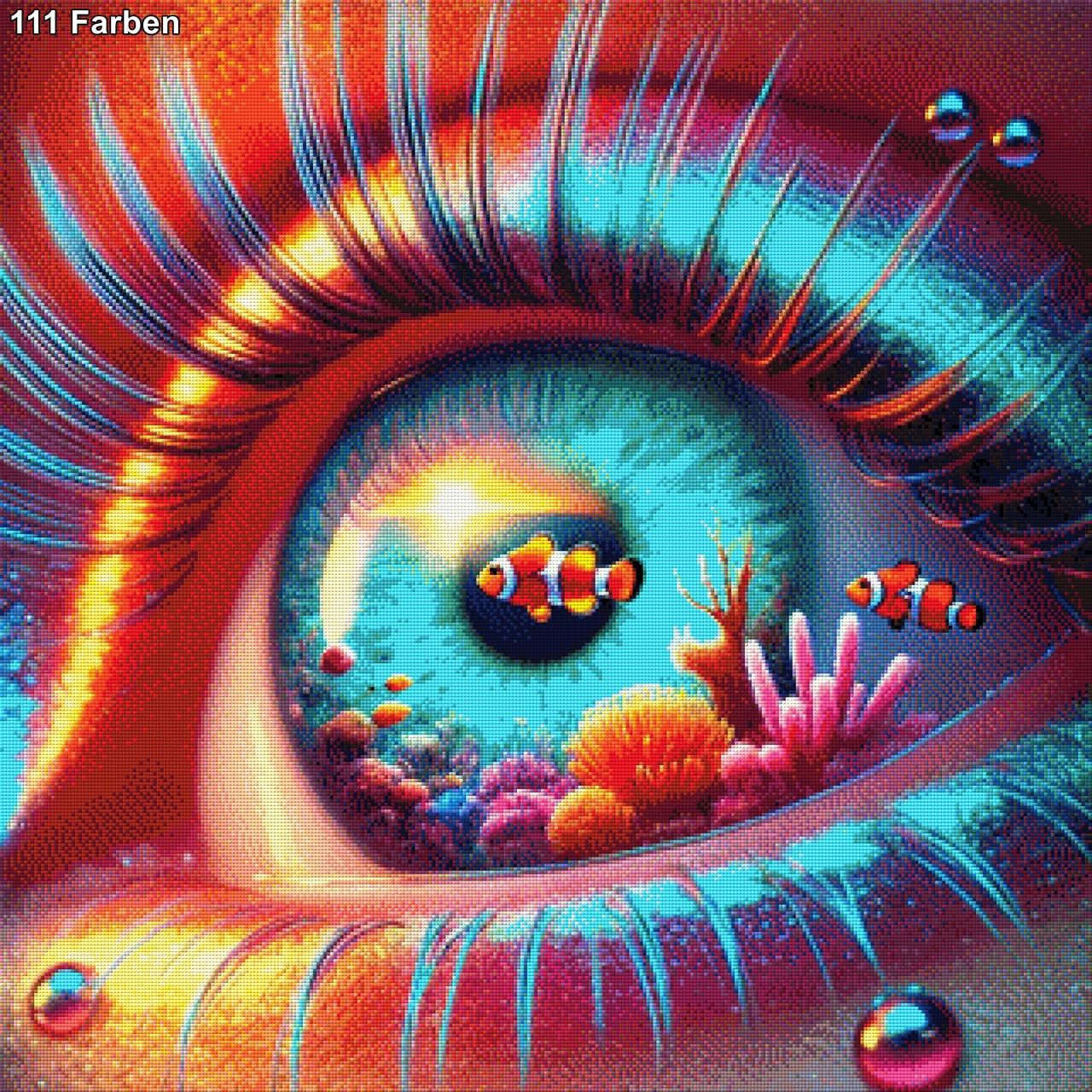 Neptuns Spiegel - Diamond Painting