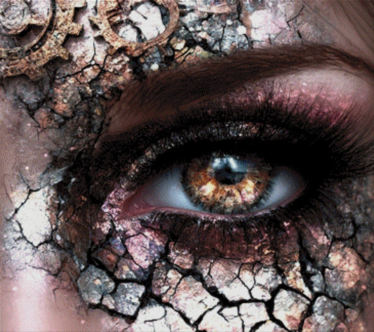 Diamond Painting Auge Steampunk