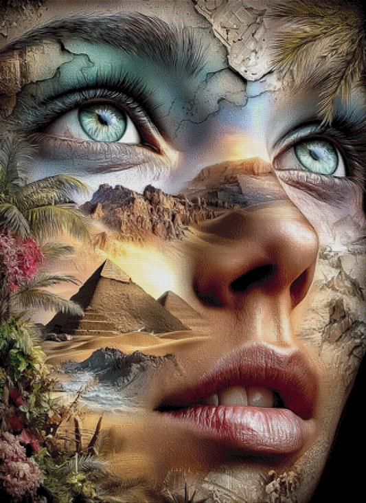 Wüstenlady - Diamond Painting