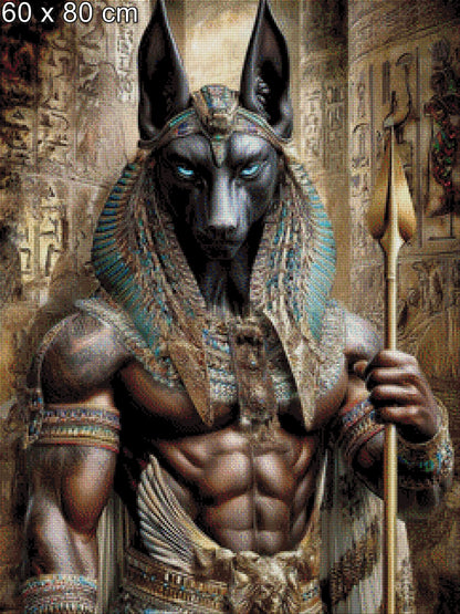 Anubis der Totengott - Diamond Painting