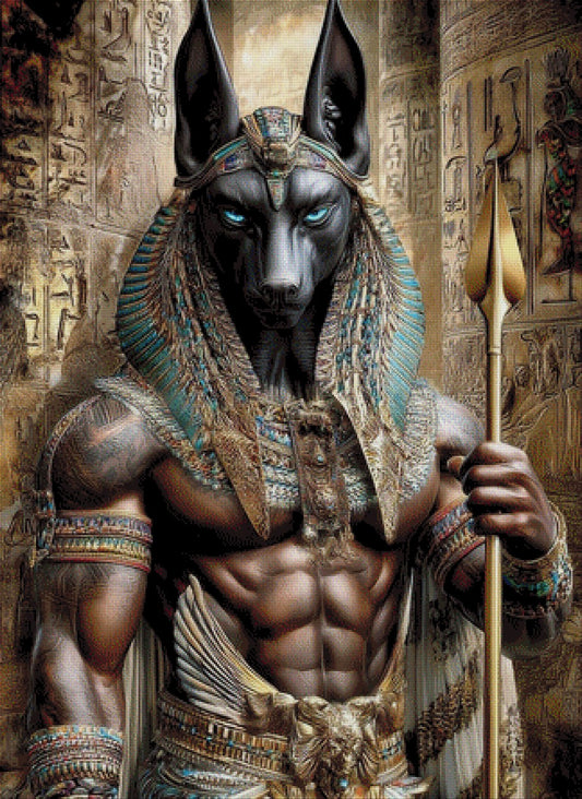Anubis der Totengott - Diamond Painting