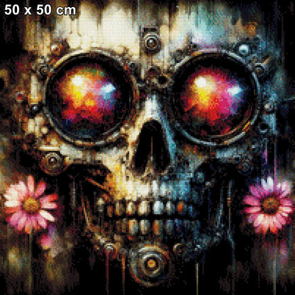 Schraubenfried, Steampunk Skull - Diamond Painting