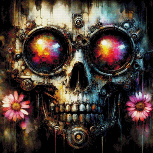 Schraubenfried, Steampunk Skull - Diamond Painting