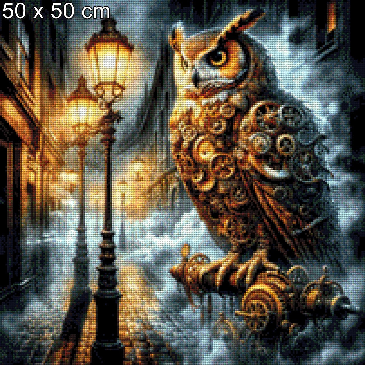 Steamowl Eclipse - Diamond Painting