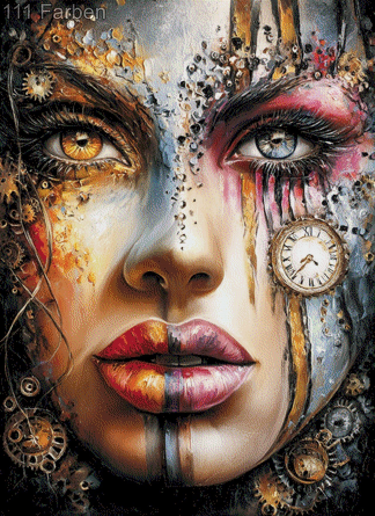 5D Diamond Painting - Zeitlose Iris