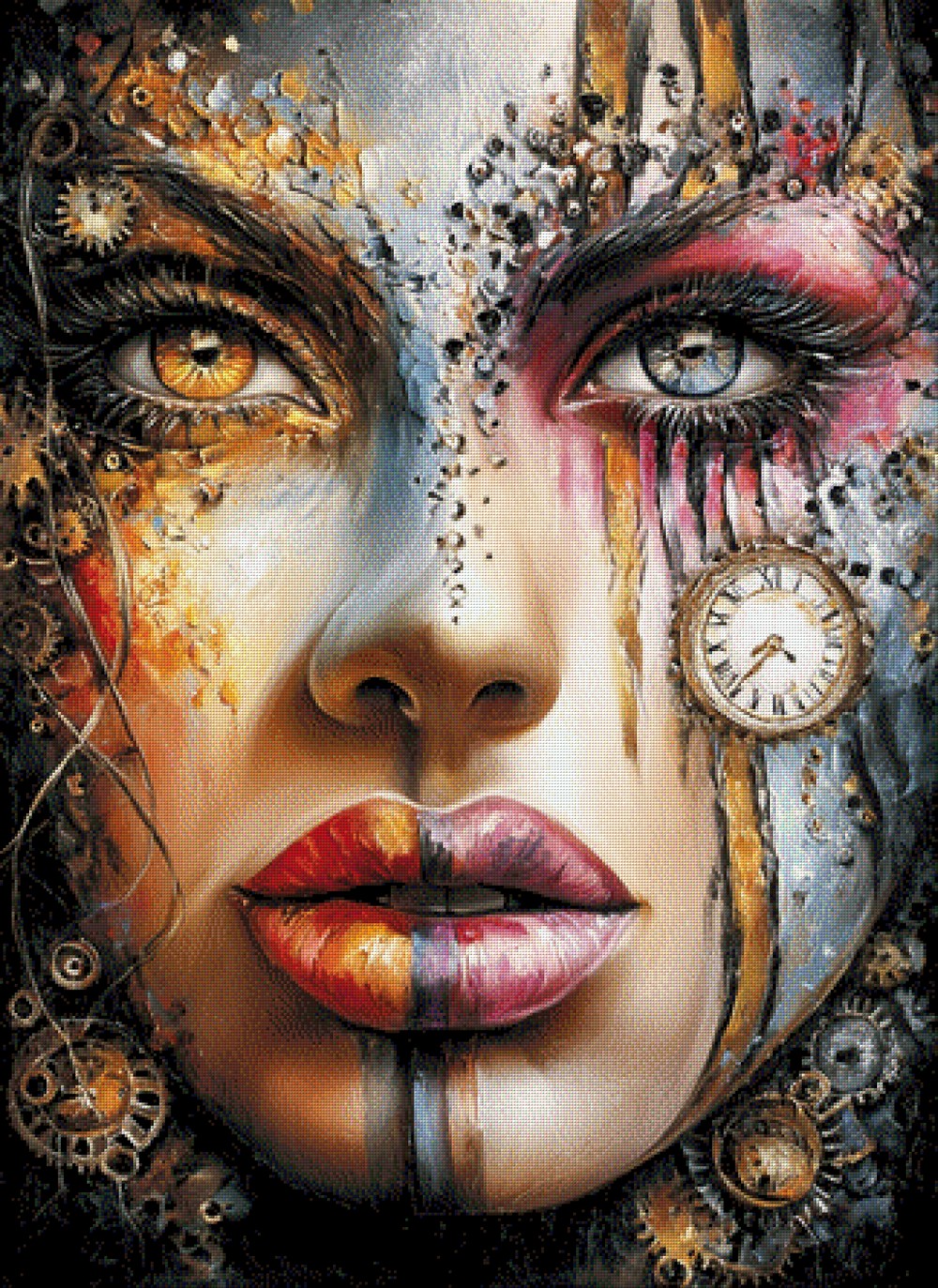 5D Diamond Painting - Zeitlose Iris