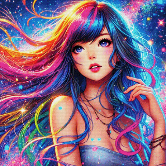 Yuki Volt, Anime Girl - Diamond Painting