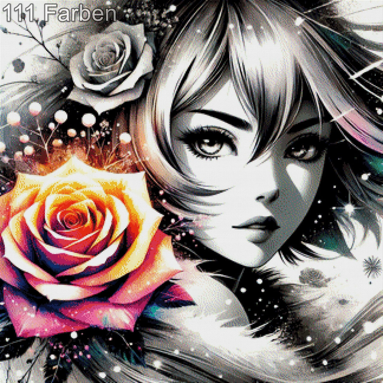 5D Diamond Painting - Bezaubernde Belle