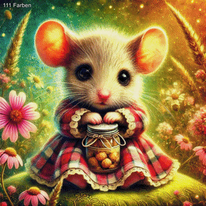 Mimi Mausezahn die kleine Maus - Diamond Painting