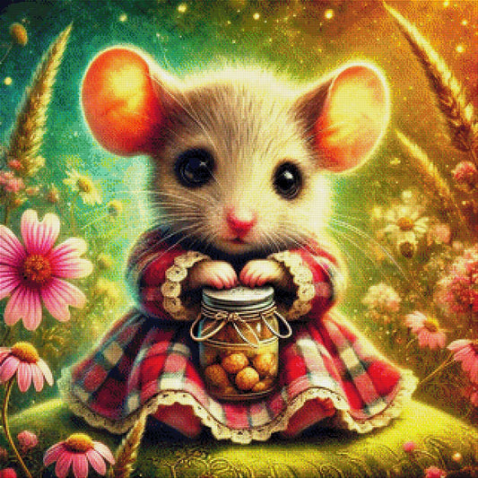 Mimi Mausezahn die kleine Maus - Diamond Painting