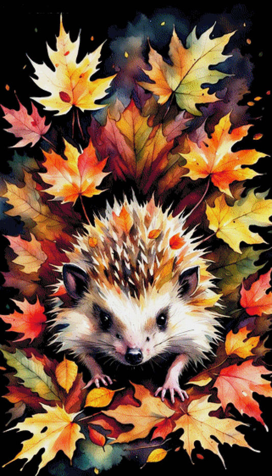 Goldlaubigel - Diamond Painting