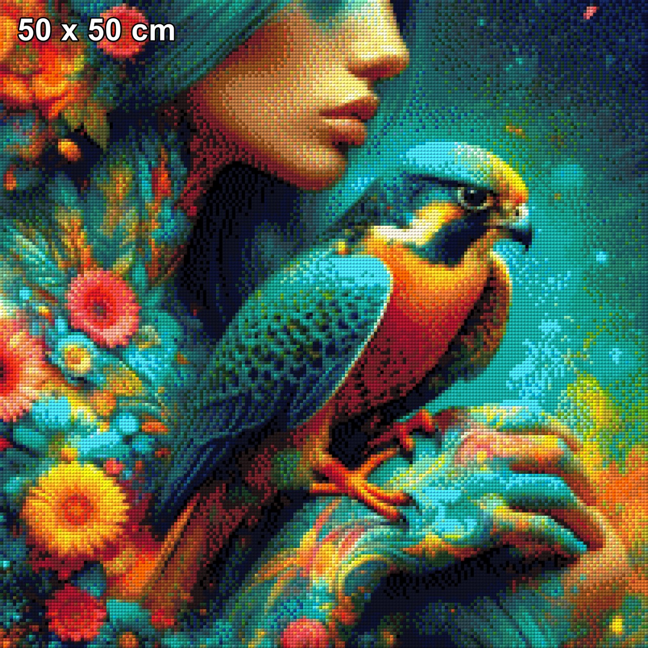 Selina & Prism dem Falken - Diamond Painting
