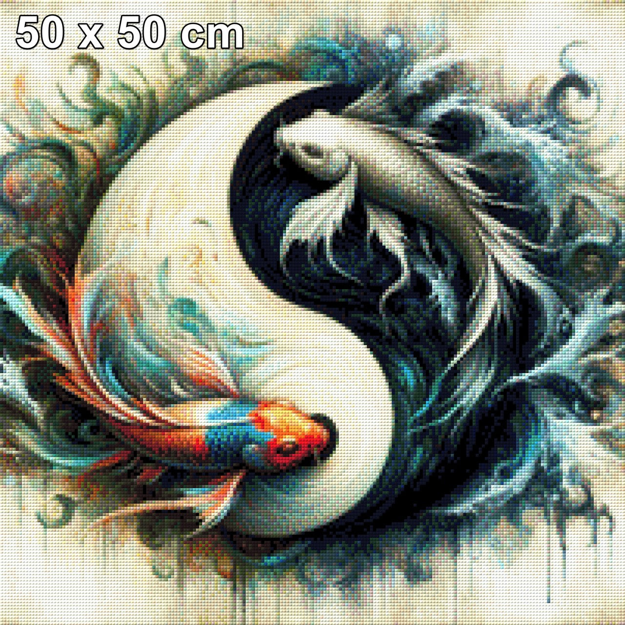 Fisch Yin & Yang - Diamond Painting