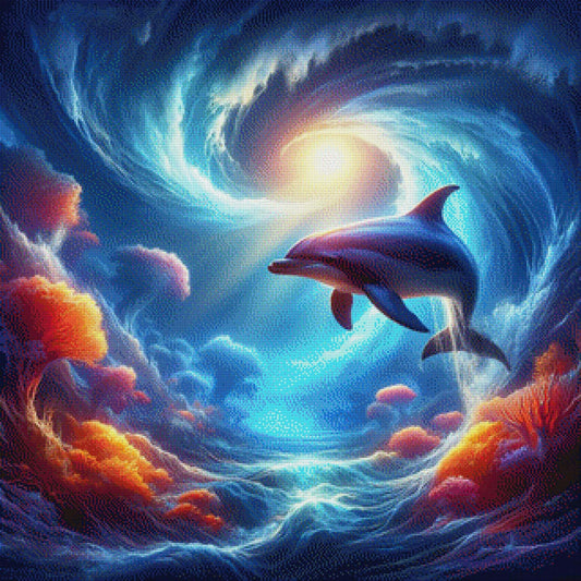 Delphin - Diamond Painting