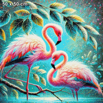 Flamingo Pärchen - Diamond Painting