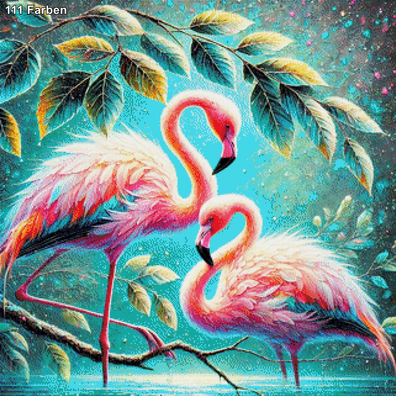 Flamingo Pärchen - Diamond Painting