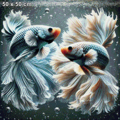 Kampffische - Diamond Painting
