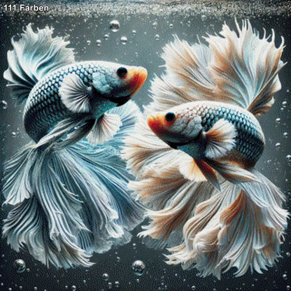 Kampffische - Diamond Painting