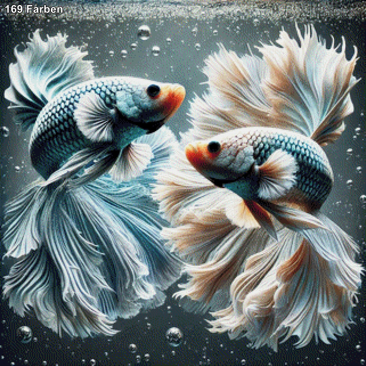 Kampffische - Diamond Painting