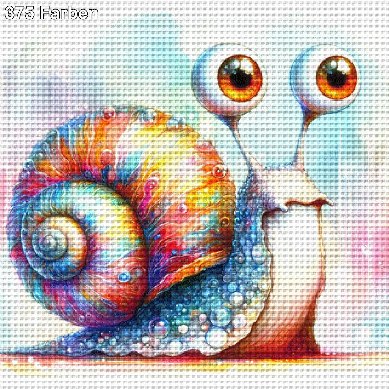 Glubschi Schnecke - Diamond Painting