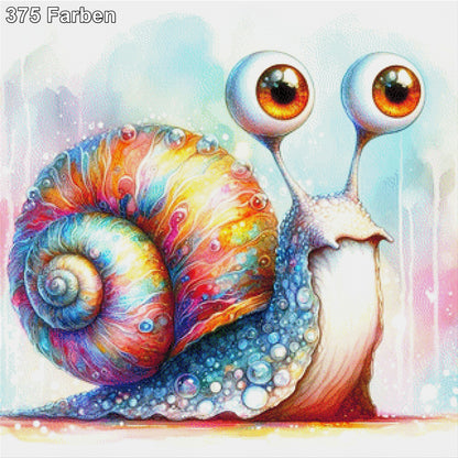 Glubschi Schnecke - Diamond Painting