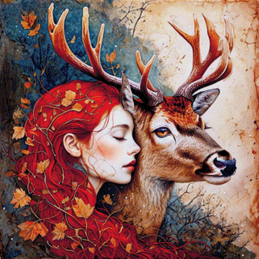 Hirschliebe - Diamond Painting