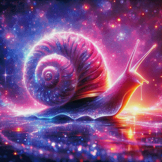Disco Schnecke - Diamond Painting