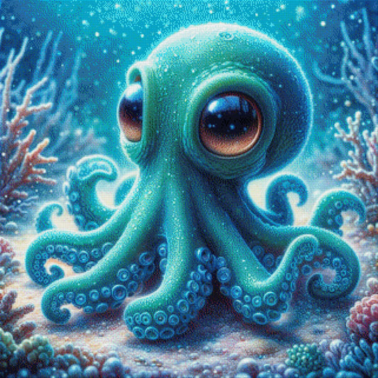 Paul der Oktopus - Diamond Painting
