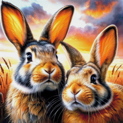Hoppel & Mümmel - Diamond Painting