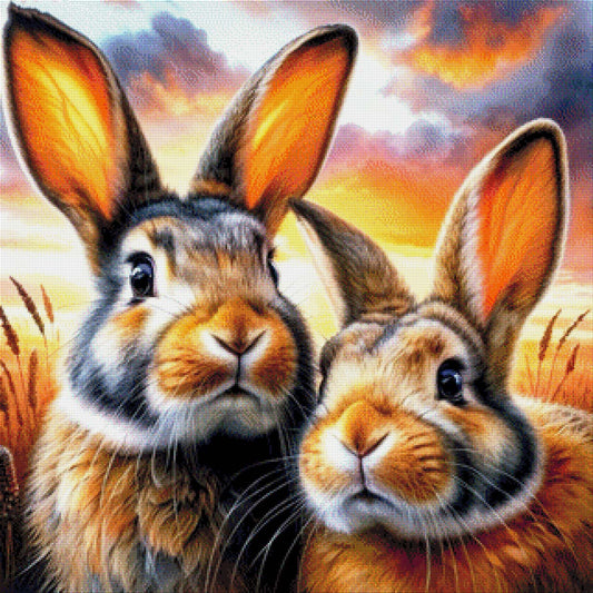 Hoppel & Mümmel - Diamond Painting