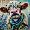 Flauschi Kuh - Diamond Painting