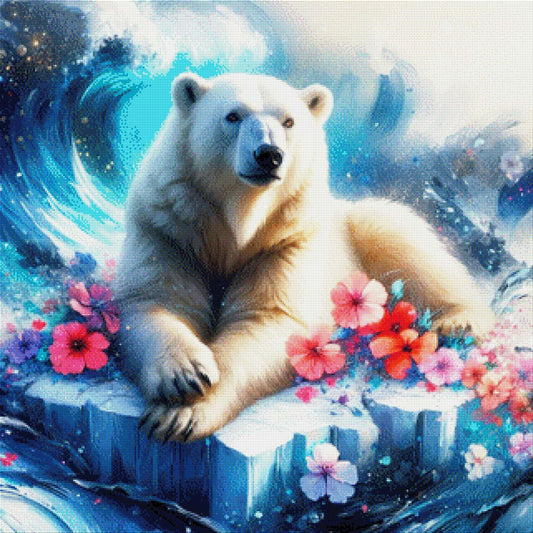 Ella die Eisbärlady - Diamond Painting