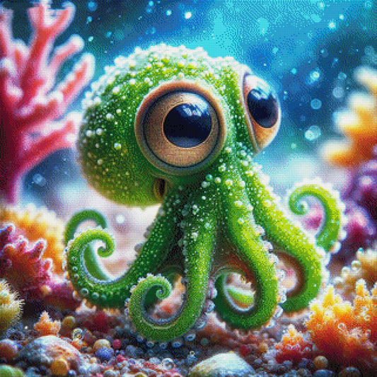 Paco der Oktopus - Diamond Painting