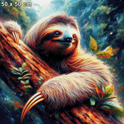 Chillbert das Faultier - Diamond Painting