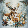 Weihnachtshirsche - Diamond Painting