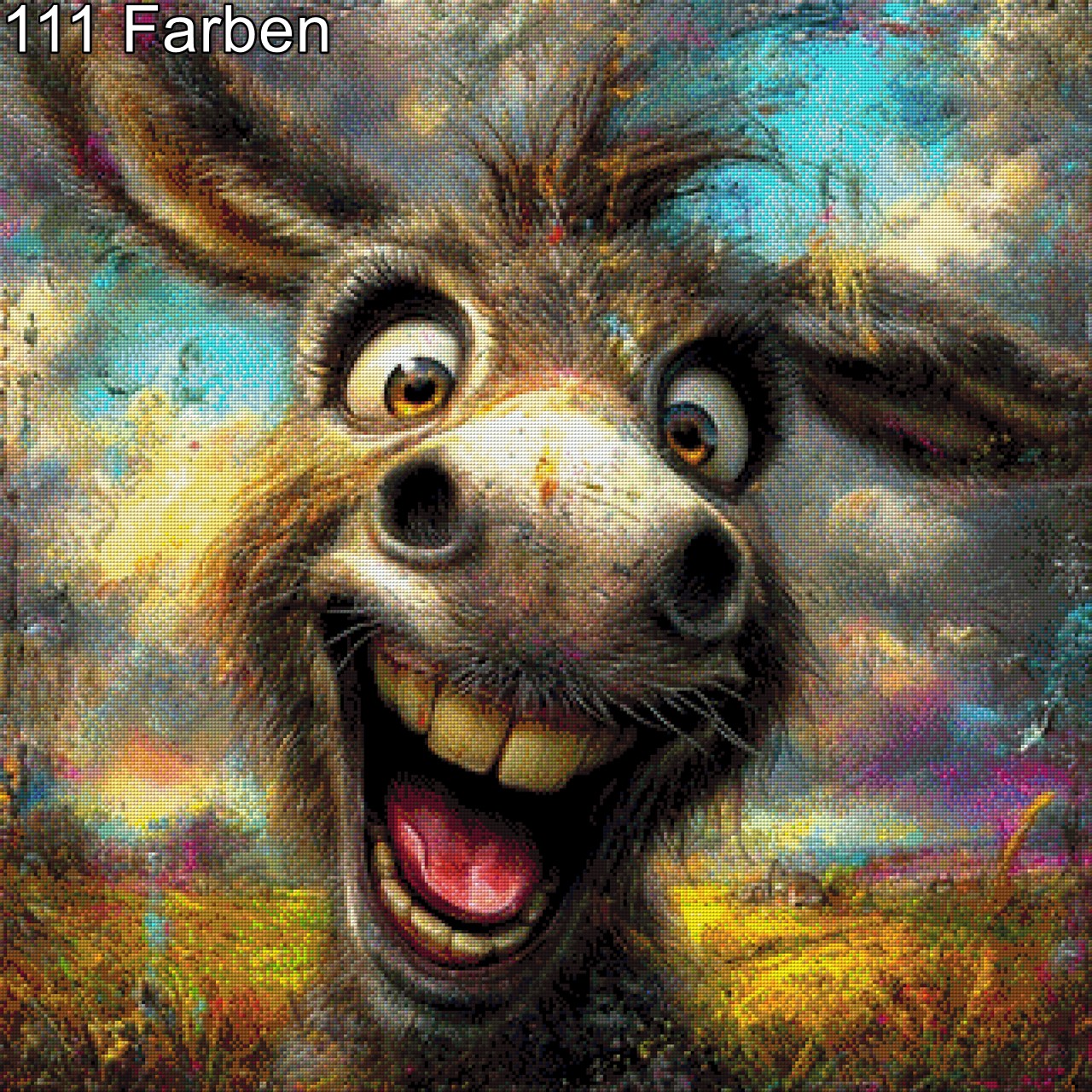 Quatschhuf - Diamond Painting
